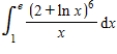 Evaluate   . ​ A)    B)    C)    D)    E)   