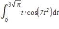 Evaluate the following definite integral. ​   ​ Use a graphing utility to check your answer. ​ A)    B)    C) -1 D) 1 E) 0