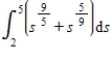 Evaluate the definite integral of the algebraic function. ​   ​ Use a graphing utility to verify your results. ​ A)    B)    C)    D)    E)   