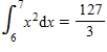 Evaluate the integral. ​   ​ Given, ​   ,   ,   , ​   . ​ A) 156 B) 15 C) 6,632 D) 7,646 E) 158