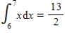 Evaluate the integral. ​   ​ Given, ​   ,   ,   , ​   . ​ A) 156 B) 15 C) 6,632 D) 7,646 E) 158