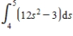 Evaluate the integral.   given,   ,   ,     . A) 54 B) 1,119 C) 10 D) 1,351 E) 241