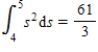 Evaluate the integral.   given,   ,   ,     . A) 54 B) 1,119 C) 10 D) 1,351 E) 241