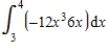 Evaluate the integral.   given,   ,   ,   ,   . A) -41 B) -673 C) -42 D) -546 E) -537