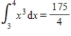 Evaluate the integral.   given,   ,   ,   ,   . A) -41 B) -673 C) -42 D) -546 E) -537