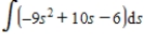 Find the indefinite integral   . ​ A)    B)    C)    D)    E)   
