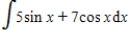 Find the indefinite integral   . ​ A)    B)    C)    D)    E)   