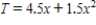 The total stopping distance T of a vehicle is   where T is in feet and x is the speed in miles per hour.Use differentials to approximate the percent change in total stopping distance as speed changes from x = 22 to x = 27 miles per hour.Round your answer to one decimal place. ​ A) 51.8% B) 22.1% C) 42.7% D) 78.0% E) 122.7%