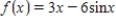 Sketch a graph of the function   over the interval   . ​ A) ​   B) ​   C) ​   D) ​   E) ​  