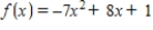 Determine the open intervals on which the graph of   is concave downward or concave upward. ​ A) concave upward on   B) concave downward on   ;concave upward on   C) concave downward on   ;concave upward on   D) concave downward on   E) concave upward on   ;concave downward on  