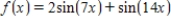 Find all points of inflection of the graph of the function   on the interval   .Round your answer to three decimal places wherever applicable. ​ A)    B)    C)    D)    E)   