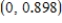 Find all points of inflection of the graph of the function   on the interval   .Round your answer to three decimal places wherever applicable. ​ A)    B)    C)    D)    E)   