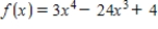 Find all relative extrema of the function   .Use the Second Derivative Test where applicable. ​ ​ A) relative max:   ;no relative min B) relative min:   ;no relative max C) relative min:   ;no relative max D) relative max:   ;no relative min E) no relative max or min