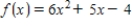 Identify the open intervals where the function   is increasing or decreasing. ​ A) decreasing on   B) increasing on   C)    D) decreasing on   ;increasing on   E)   