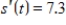 A ball bearing is placed on an inclined plane and begins to roll.The angle of elevation of the plane is   radians.The distance (in meters) the ball bearing rolls in t seconds is   .Determine the value of   after one second.Round numerical values in your answer to one decimal place. ​ A)    B)    C)    D)    E)   