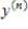 ​If the nth derivative of   is denoted as   and   ,then   is the same as ​ A) ​   B) ​   C) ​   D) ​  