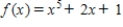 Use Newton's Method to approximate the zero(s) of the function   accurate to three decimal places. ​ A) 0.486 B) -0.486 C) -0.528 D) 0.517 E) 0.433