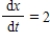 A point is moving along the graph of the function   such that   centimeters per second.Find   when x = 1. ​ A)    B)    C)    D)    E)   