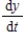 A point is moving along the graph of the function   such that   centimeters per second.Find   when x = 1. ​ A)    B)    C)    D)    E)   