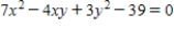 Find an equation of the tangent line to the graph of the function given below at the given point.   ,   (The coefficients below are given to two decimal places. )  A)    B)    C)    D)    E)   