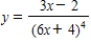 Use logarithmic differentiation to find   . ​   ​ A)    B)    C)    D)    E)   