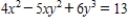 Differentiate   with respect to t (x and y are functions of t) . ​ A)    B)    C)    D)    E)   