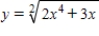 Evaluate the derivative of the function   at the point   . ​ A)    ​ B)    ​ C)    ​ D)    ​ E)   