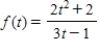 Evaluate the derivative of the function   at the point   . ​ A)    B)    C) ​   D)    E)   