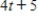 The length of a rectangle is   and its height is   ,where t is time in seconds and the dimensions are in inches.Find the rate of change of area,A,with respect to time. ​ A)    square inches/second B)    square inches/second C)    square inches/second D)    square inches/second E)    square inches/second