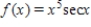 Find the second derivative of the function   . ​ A)    B)    C)    D)    E)   