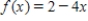 Find the slope m of the line tangent to the graph of the function   at the point   . ​ A)    B)    C)    D)    E)   