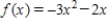 Find the derivative of the following function using the limiting process. ​   ​ A) -3 B)    C)    D)    E)   