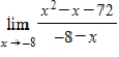 Evaluate the limit,if it exists:​   . ​ A) ​-17 B) ​-9 C) ​17 D) ​The limit does not exist.