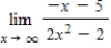Find the limit. ​   ​ A)    B) 1 C) 0 D)    E)   