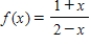 Sketch the graph of the function   using any extrema,intercepts,symmetry,and asymptotes. ​ A) ​   B) ​   C) ​   D) ​   E) ​  