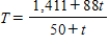 <strong>A heat probe is attached to the heat exchanger of a heating system.The temperature T (in degrees Celsius)is recorded t seconds after the furnace is started.A model for the data recorded for the first two minutes is given by   .Find   . ​</strong> A)1,499° B)1,411° C)50° D)88° E)28° <div style=padding-top: 35px> 