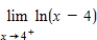 Find the following limit if it exists:   .Use   when appropriate. ​ A)    B) 4 C) 1 D)    E) does not exist
