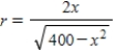 <strong>A 20-foot ladder is leaning against a house (see figure).If the base of the ladder is pulled away from the house at a rate of 2 feet per second,the top will move down the wall at a rate of   ft/sec,where x is the distance between the base of the ladder and the house.Find the limit of r as   . ​     ft ​</strong> A)   B)40 C)0 D)   E)20 <div style=padding-top: 35px> 