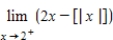 Find the limit (if it exists) .Note that   represents the greatest integer function. ​   ​ A) 3 B) Limit does not exist. C) 2 D) 0 E) 1