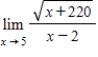 Find the limit. ​   ​ A) 75 B) -5 C) -75 D) 5 E) 45