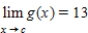 Suppose that   and   .Find the following limit. ​   ​ A) 0 B) 13 C) 1 D) 27 E) 182