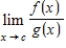 Suppose that   and   .Find the following limit. ​   ​ A) 36 B)    C) -36 D)    E) does not exist