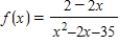 ​Let   .Which of the following integral expressions represents the area between   and the horizontal axis on the interval   ? ​ A) ​   B) ​   C) ​   D) ​  