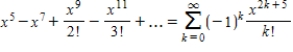 ​The Maclaurin series   represents the function   ​ A) ​   B) ​   C) ​   D) ​  