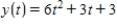 Consider the curve defined by the parametric equations   and   .For any time t,   ​ A) ​   B) ​   C) ​   D) ​  