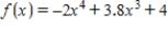​You may use a calculator for any problem in this section.   ​ ​Let R be the region enclosed by the graph of   and the horizontal line   ,as shown in the figure above. -​Find the volume of the solid generated when R is rotated about the line   .Round your answer to 3 decimal places. ​