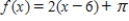   ​ Region R is bounded by the functions   ,   ,and the x-axis as shown in the figure above. -​What is the area of region R? Round the answer to three decimal places.