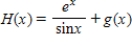 For   ,find the x-coordinate of all points at which   has horizontal tangents on the open interval   .