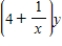 Find the equation of the curve that passes through the point (1,4) and has a slope of​   at any point (x,y) on the curve. ​ A) ​   B) ​   C) ​   D) ​  