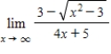 Evaluate   . ​ A) ​   B) ​0 C) ​   D) ​The limit does not exist.